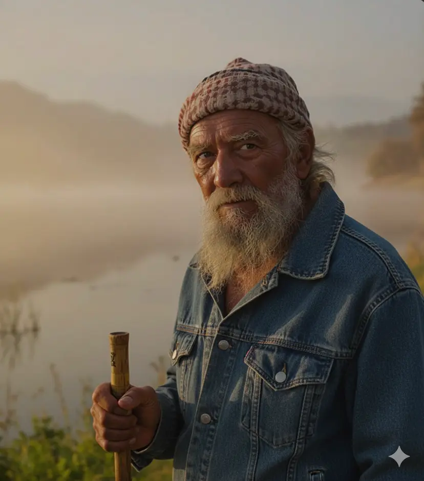 Nano Banana Pro & 2 case three shoreline with lavender sky.