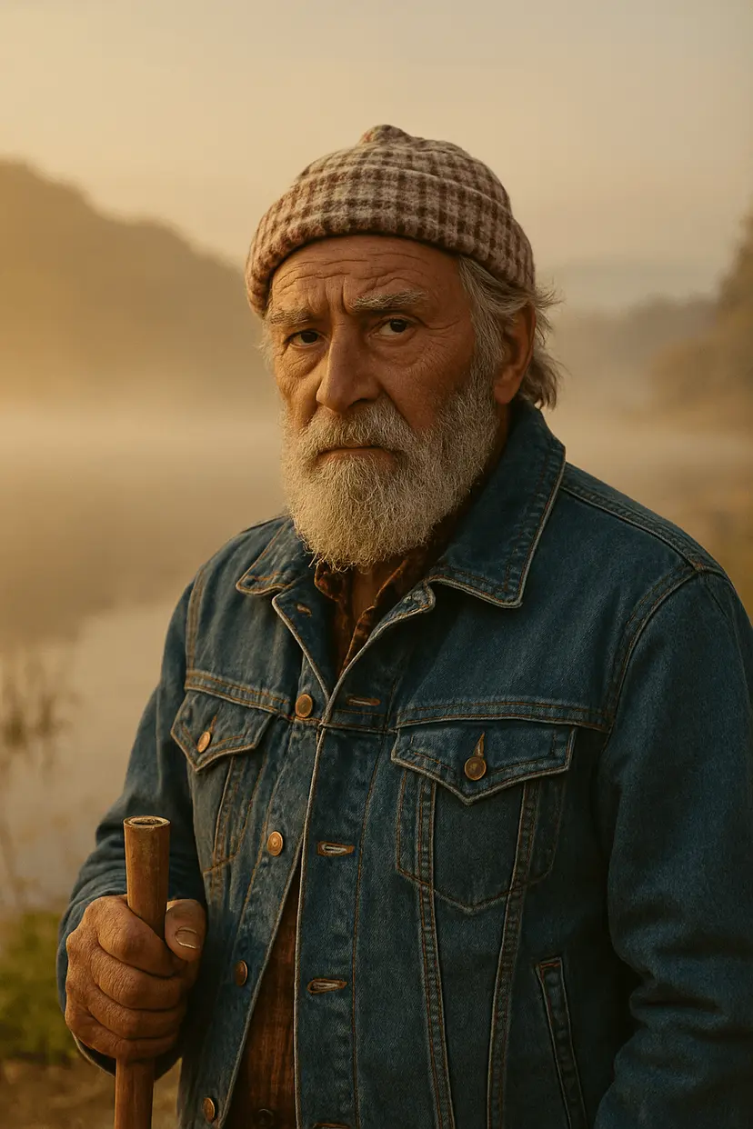 Nano Banana case three shoreline with pastel lavender sky.